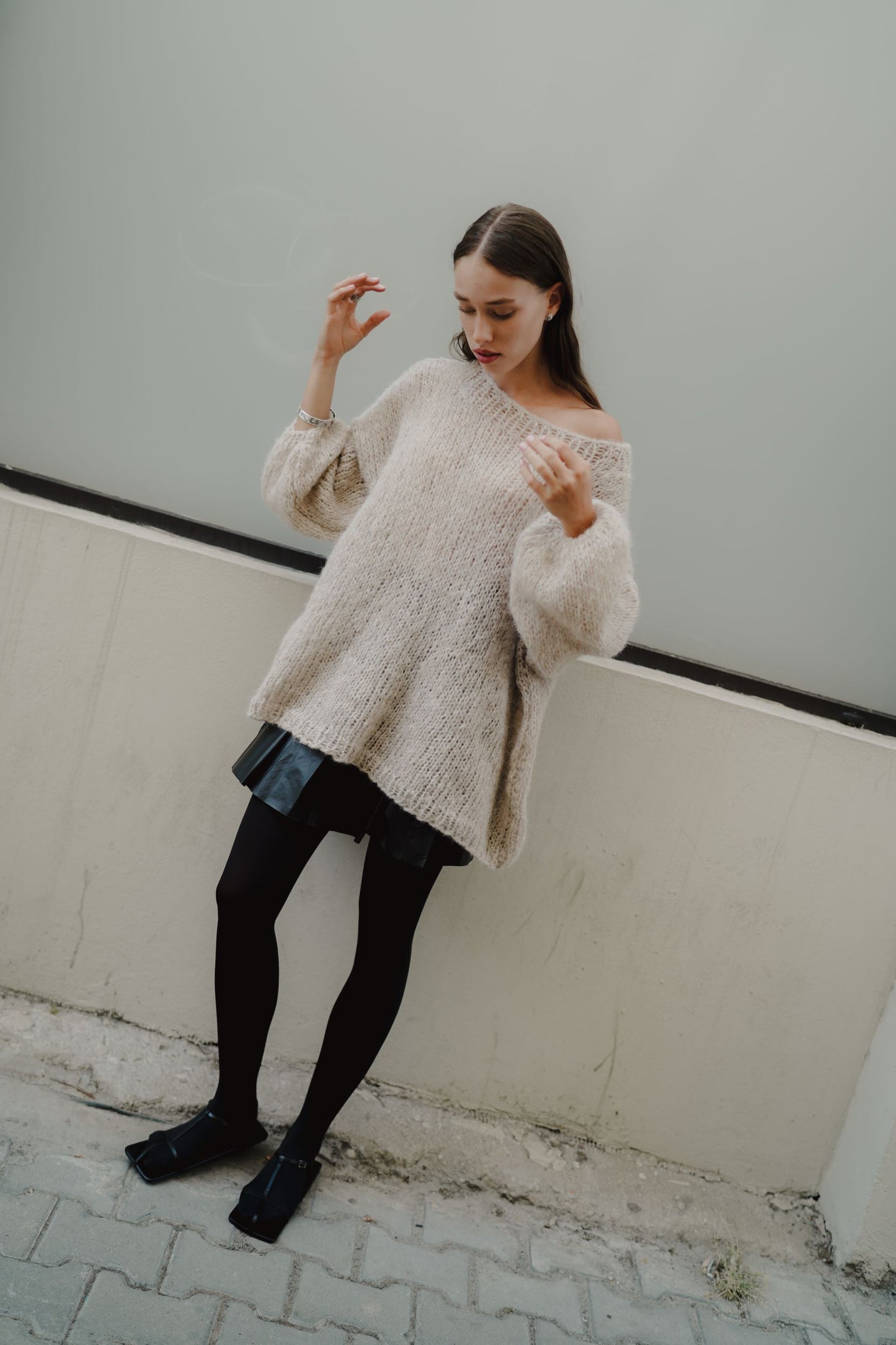 Latte Sweater in Alpaca