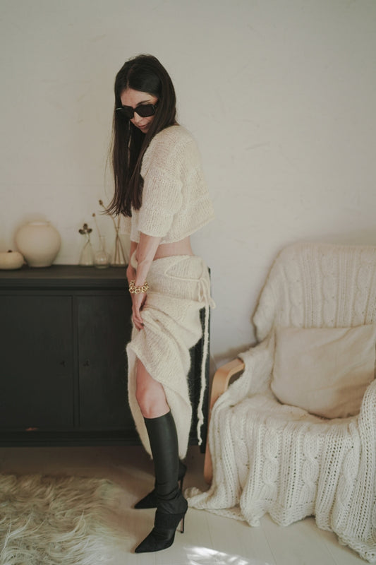 Striped Cropped Sweater