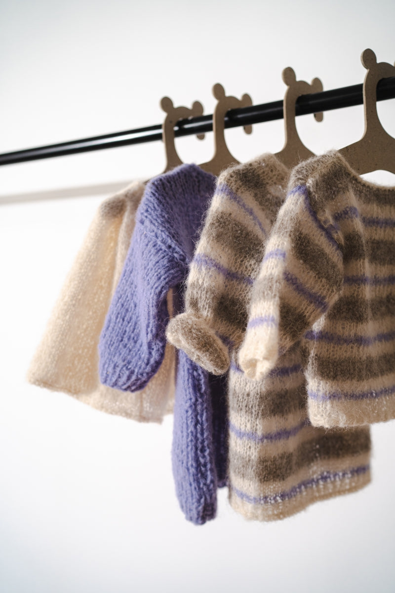 Baby Striped Long Cardigan