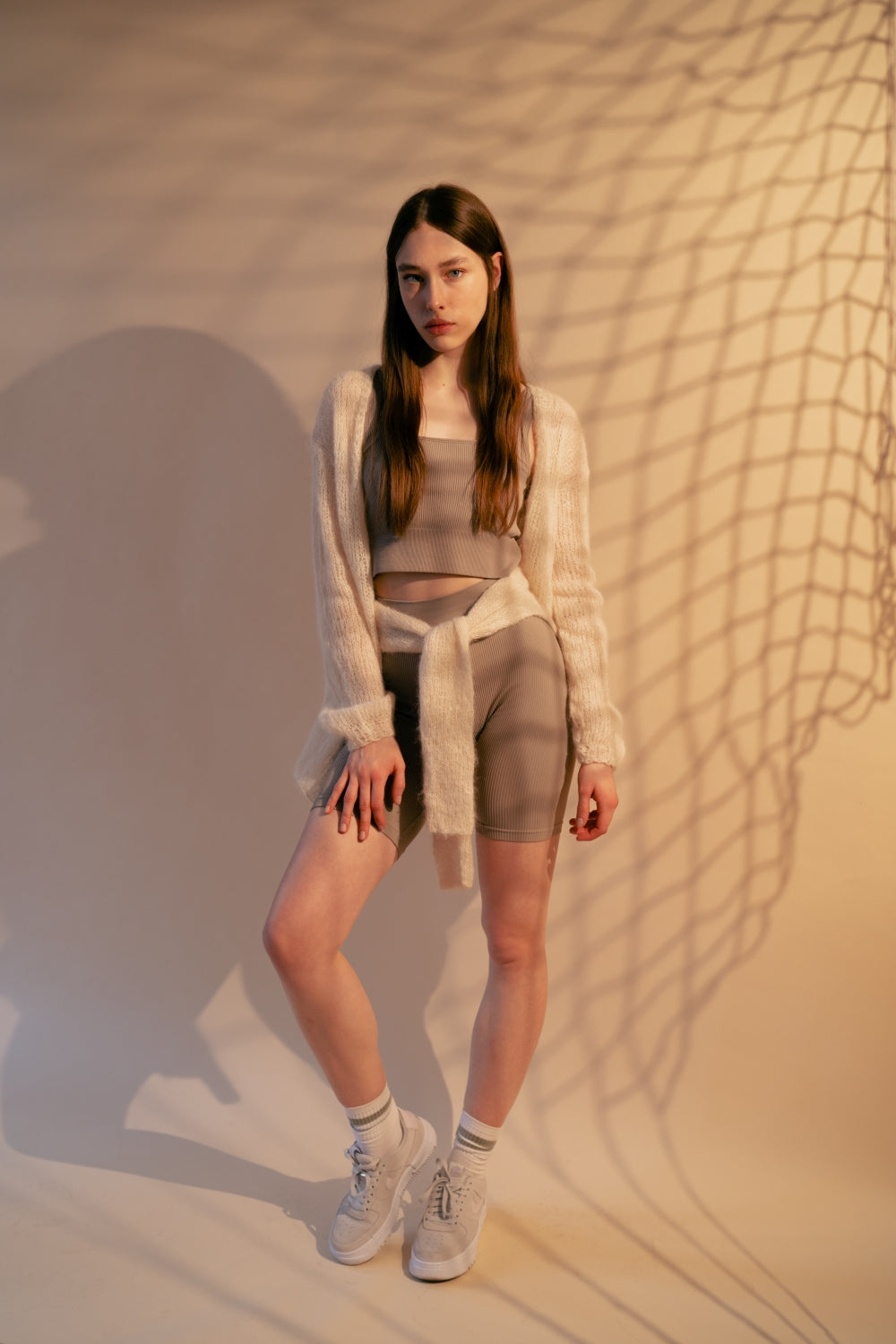 Swarovski Buttoned Lace Cardigan