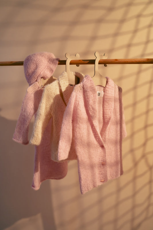 Baby Knitted Mini Hearts Cardigan