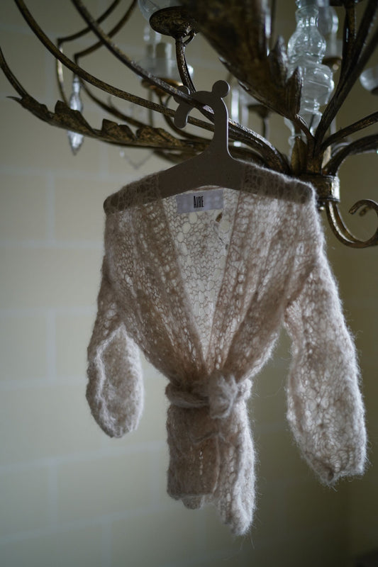 Baby Beige Loose Cardigan
