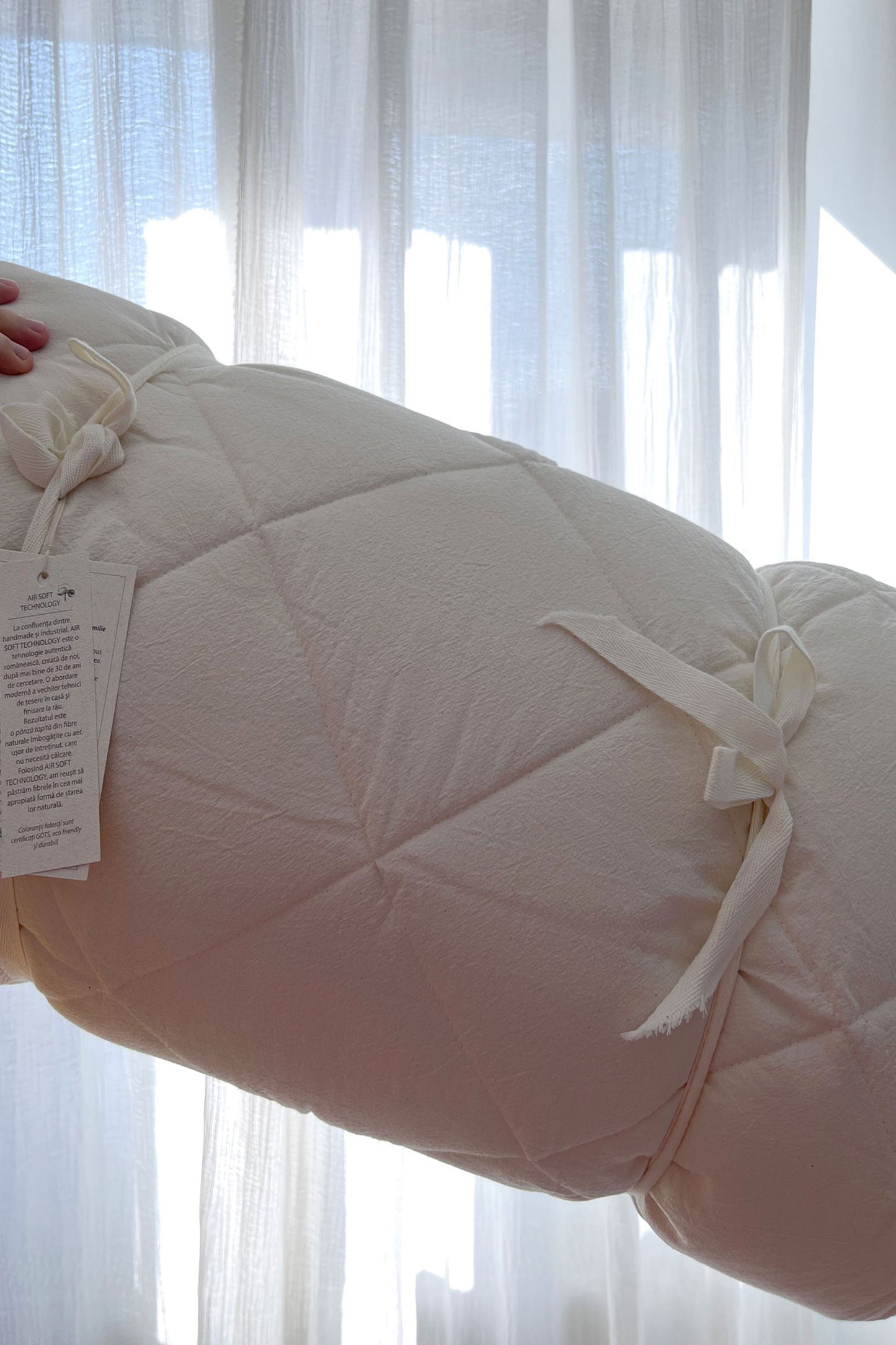 DeFlorian Comforter in Natural Cotton