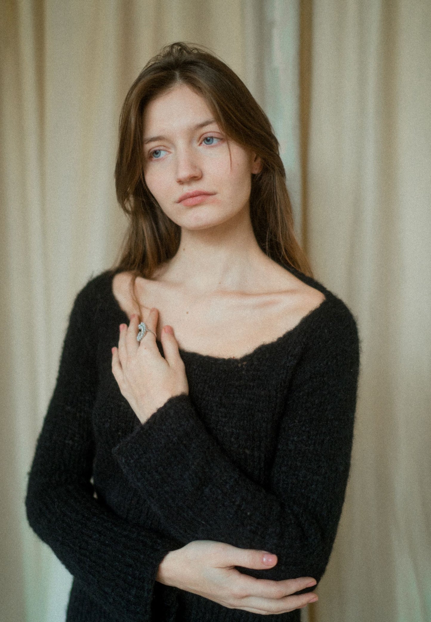 Soft black sweater