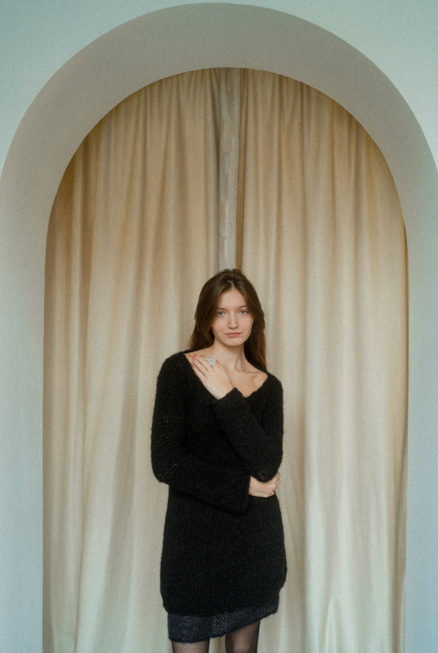Soft black sweater