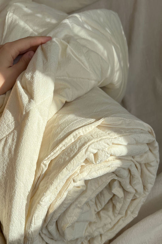 DeFlorian Comforter in Natural Cotton