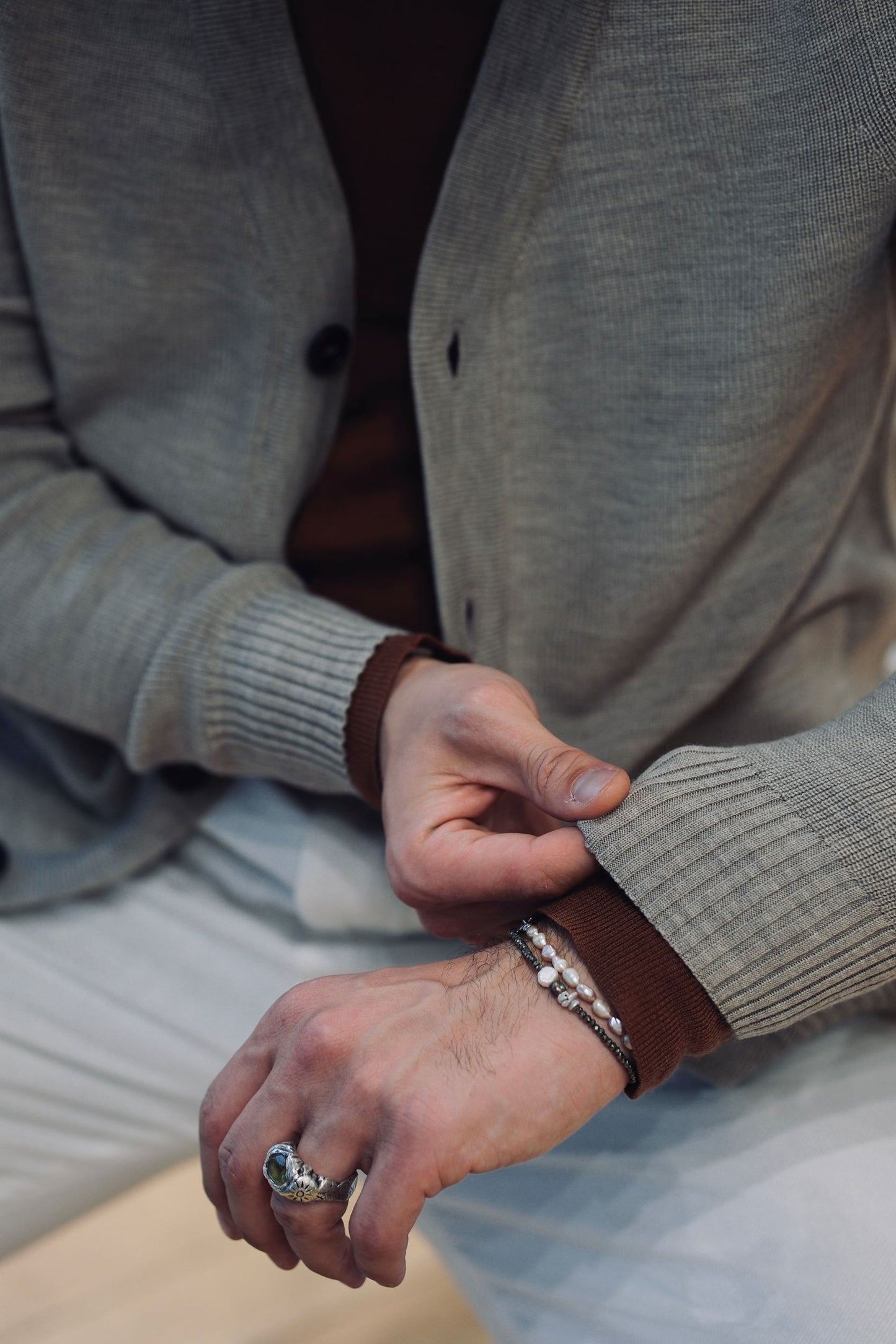 Selective Buttoned Cardigan