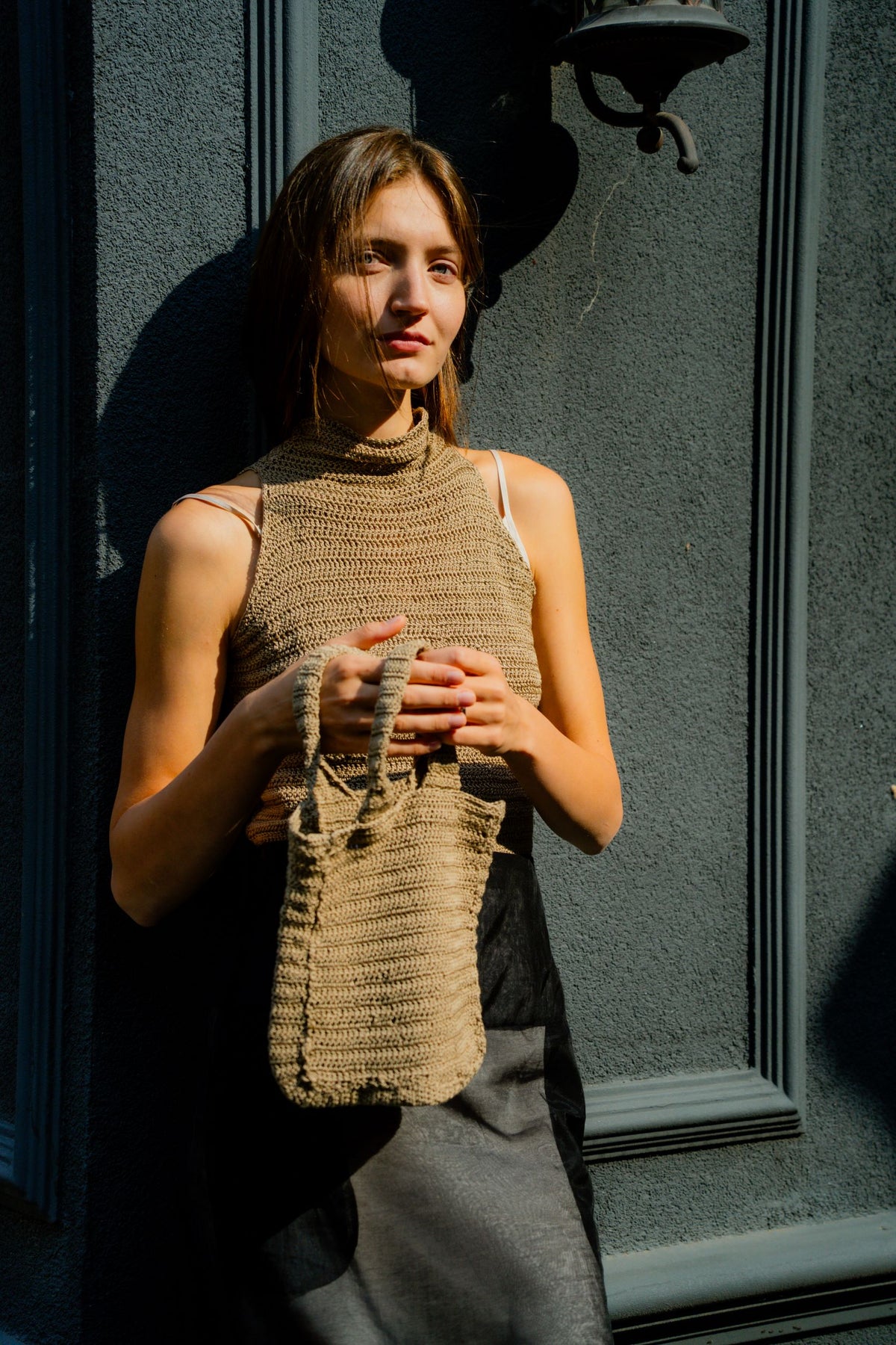 Muse tunic | Bronze - Pure silk