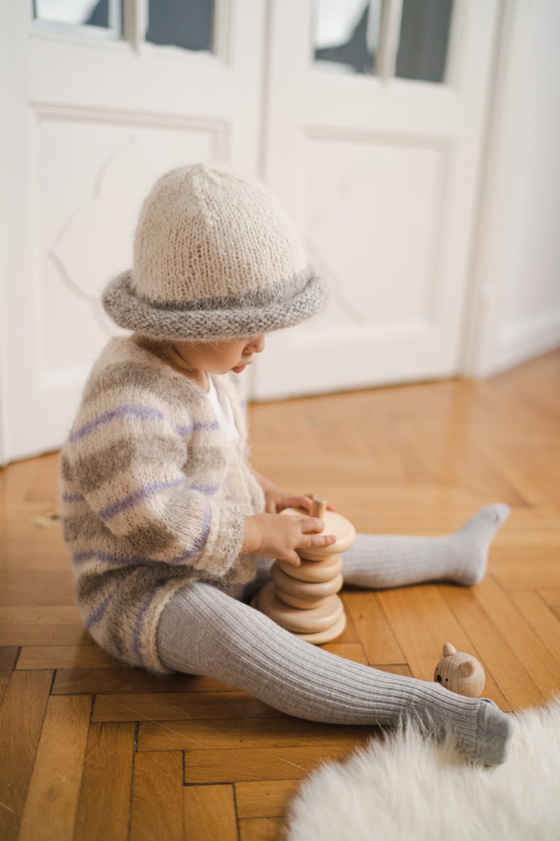 Baby Striped Long Cardigan