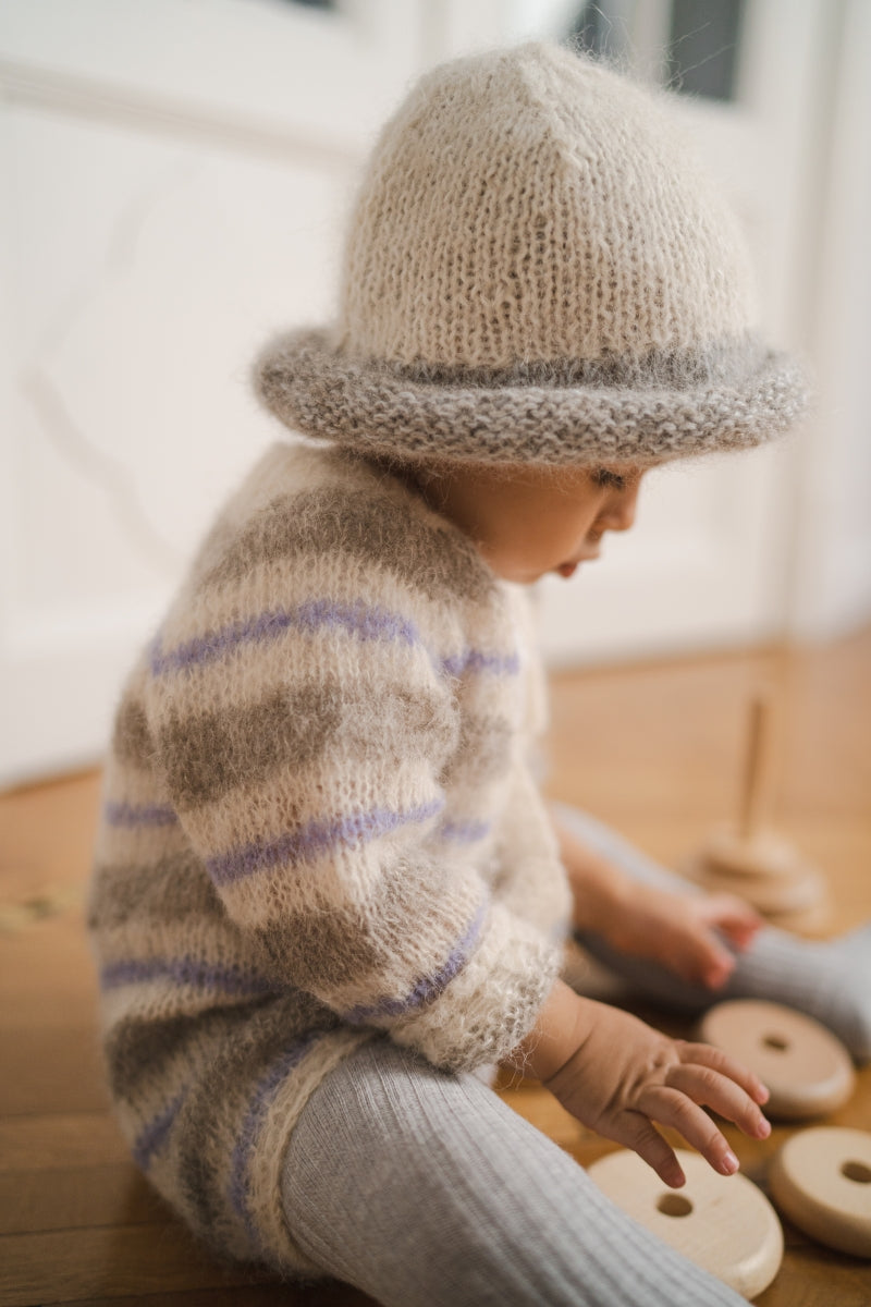 Baby Striped Long Cardigan