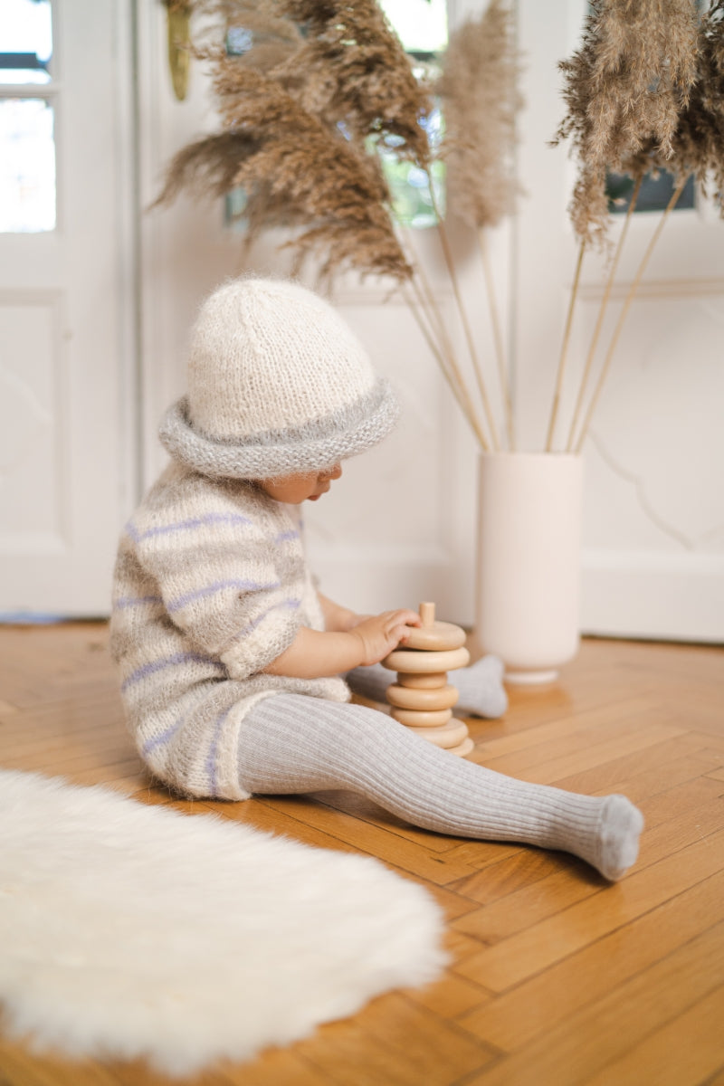 Baby Striped Long Cardigan