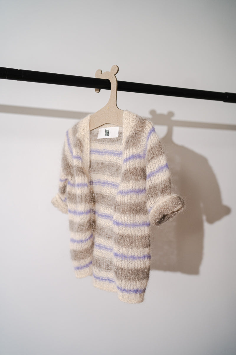 Baby Striped Long Cardigan