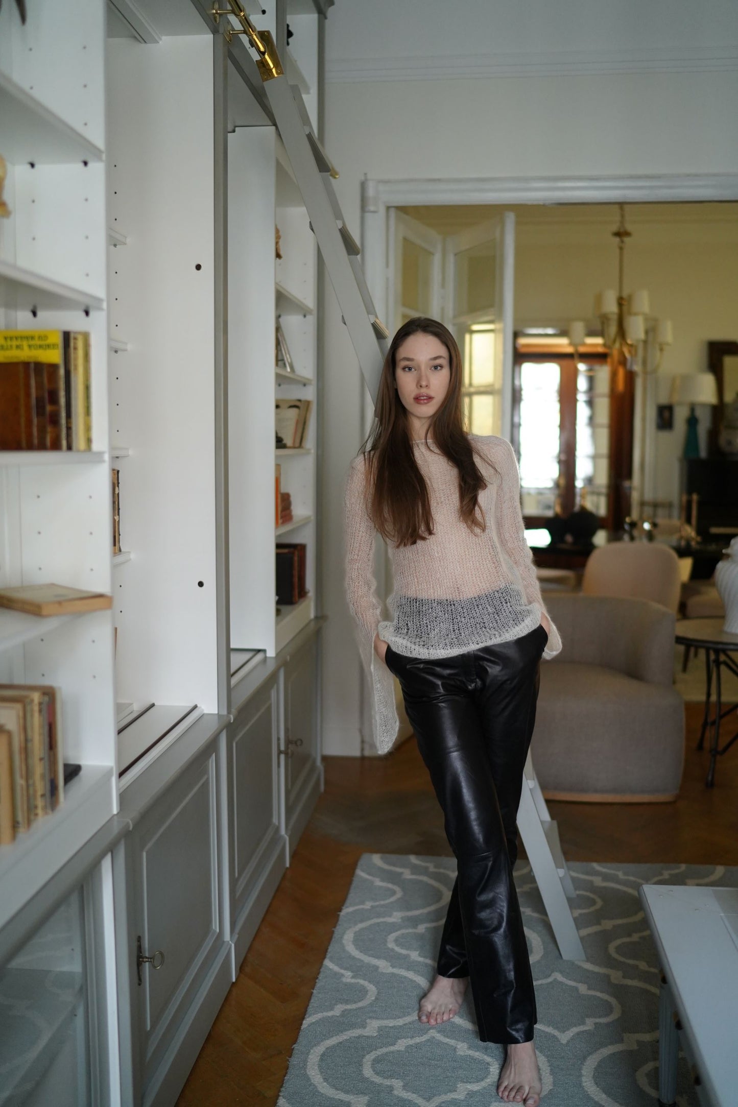 Loose Leather Pants